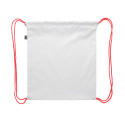 CreaDraw Kids RPET red white custom drawstring bag for kids 