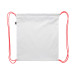 CreaDraw Kids RPET red white custom drawstring bag for kids 