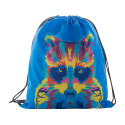 CreaDraw Kids zwart wit custom made gemaakte tas met trekkoordsluiting voor kinderen 