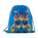 CreaDraw Kids zwart wit custom made gemaakte tas met trekkoordsluiting voor kinderen 