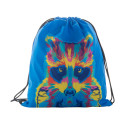 CreaDraw Kids zwart wit custom made gemaakte tas met trekkoordsluiting voor kinderen 