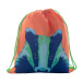 CreaDraw Kids green white custom drawstring bag for kids 
