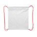 CreaDraw Kids rood wit custom made gemaakte tas met trekkoordsluiting voor kinderen 