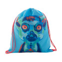 CreaDraw Kids rood wit custom made gemaakte tas met trekkoordsluiting voor kinderen 