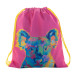 CreaDraw Kids yellow white custom drawstring bag for kids 
