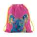 CreaDraw Kids geel wit custom made gemaakte tas met trekkoordsluiting voor kinderen 