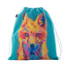 CreaDraw Kids RPET wit  custom made gemaakte tas met trekkoordsluiting voor kinderen 