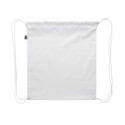 CreaDraw Kids RPET white  custom drawstring bag for kids 