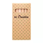 Penxil 6 Eco naturelle  set de 6 crayons personnalisés 