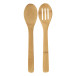 Escaro natuurlijk  salade lepel set 