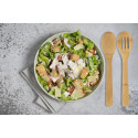 Escaro natuurlijk  salade lepel set 