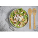 Escaro natuurlijk  salade lepel set 