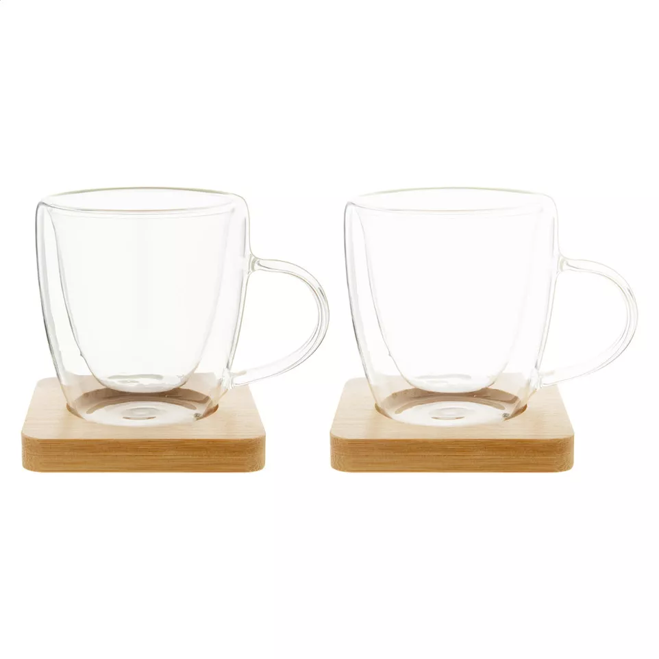 Mocaboo transparent naturelle set de...