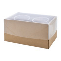 Mocaboo transparent naturelle set de tasses en verre espresso 