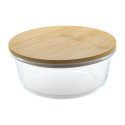 Ruttata transparent natural glass lunch box 