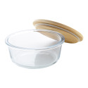 Ruttata transparent natural glass lunch box 