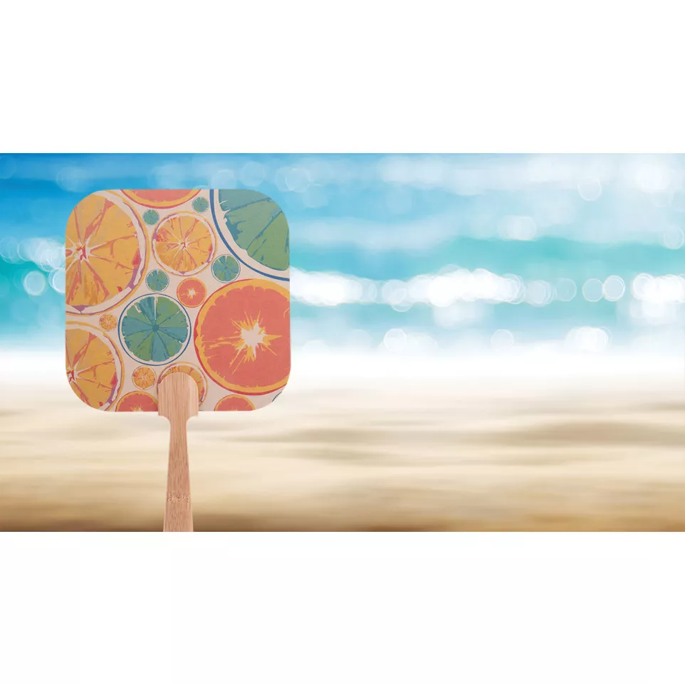 Digibreeze Eco natural  custom hand fan 