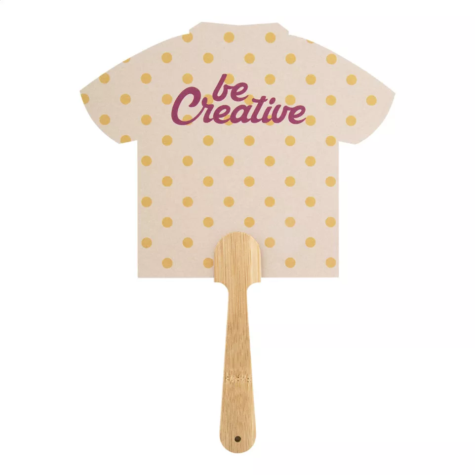 Digibreeze Eco natural  custom hand fan 