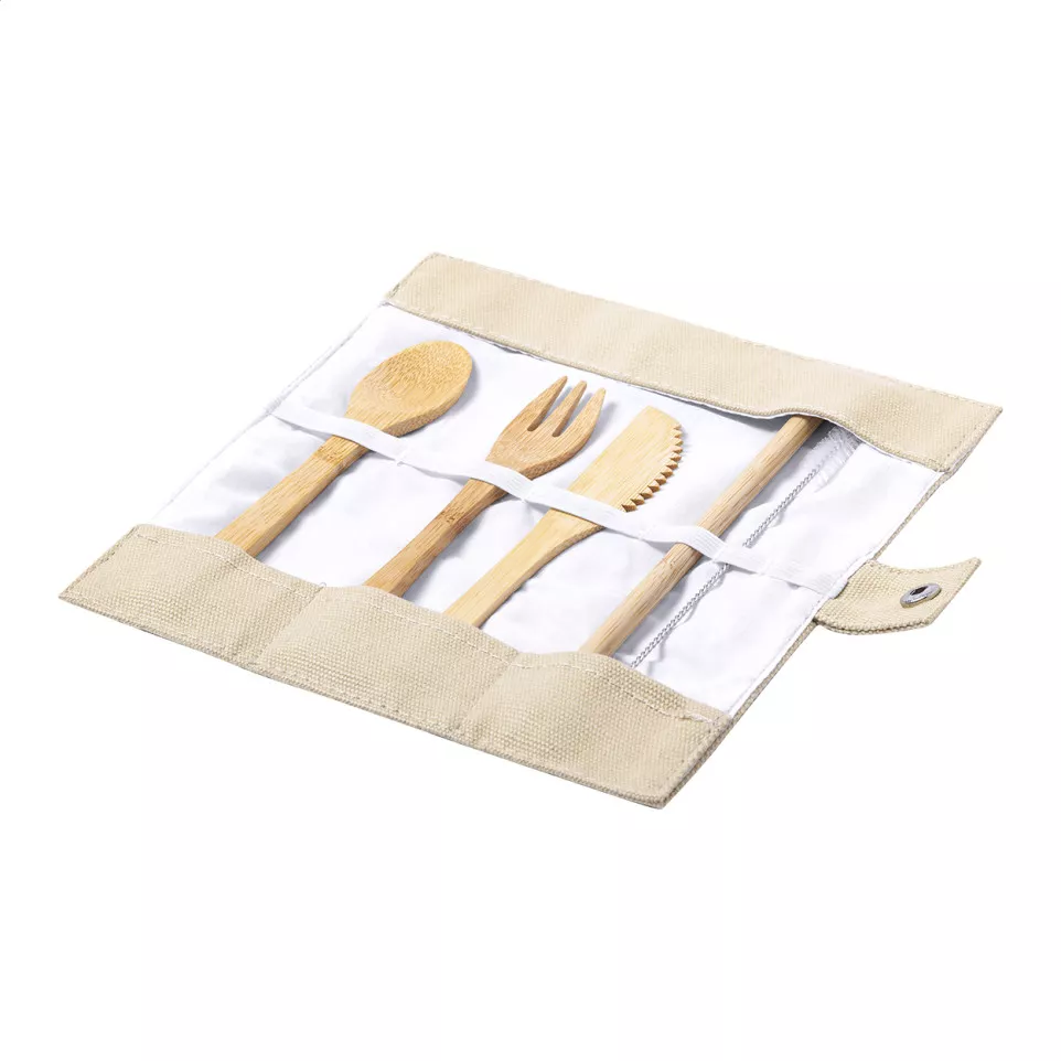 Rollery natural  cutlery set 