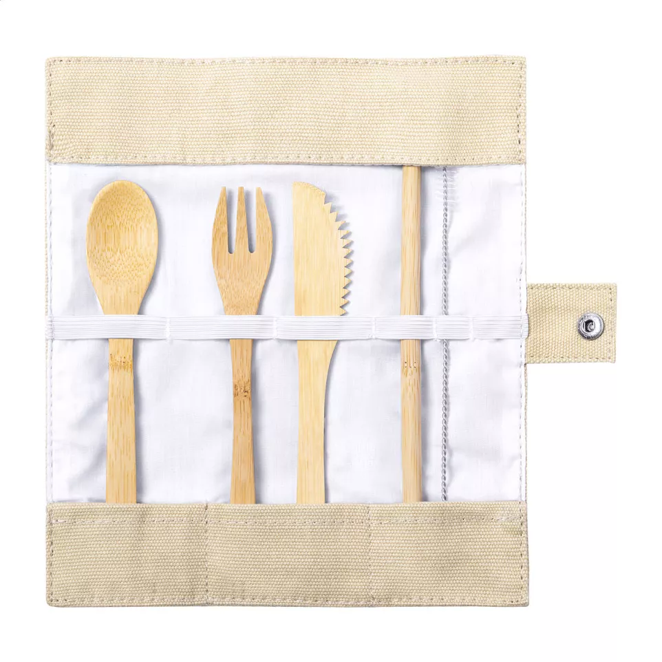 Rollery natural  cutlery set 