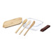 Cuttata transparent natural glass lunch box 