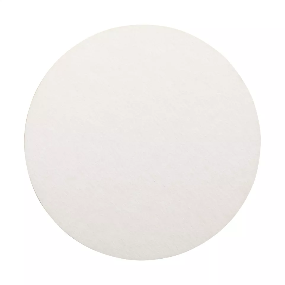 CreaPint blanc  dessous de verre, rond 