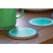 CreaPint blanc  dessous de verre, rond 