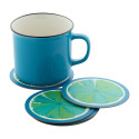 CreaPint white  paper coaster, circle 
