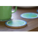 CreaPint blanc  dessous de verre, rond 