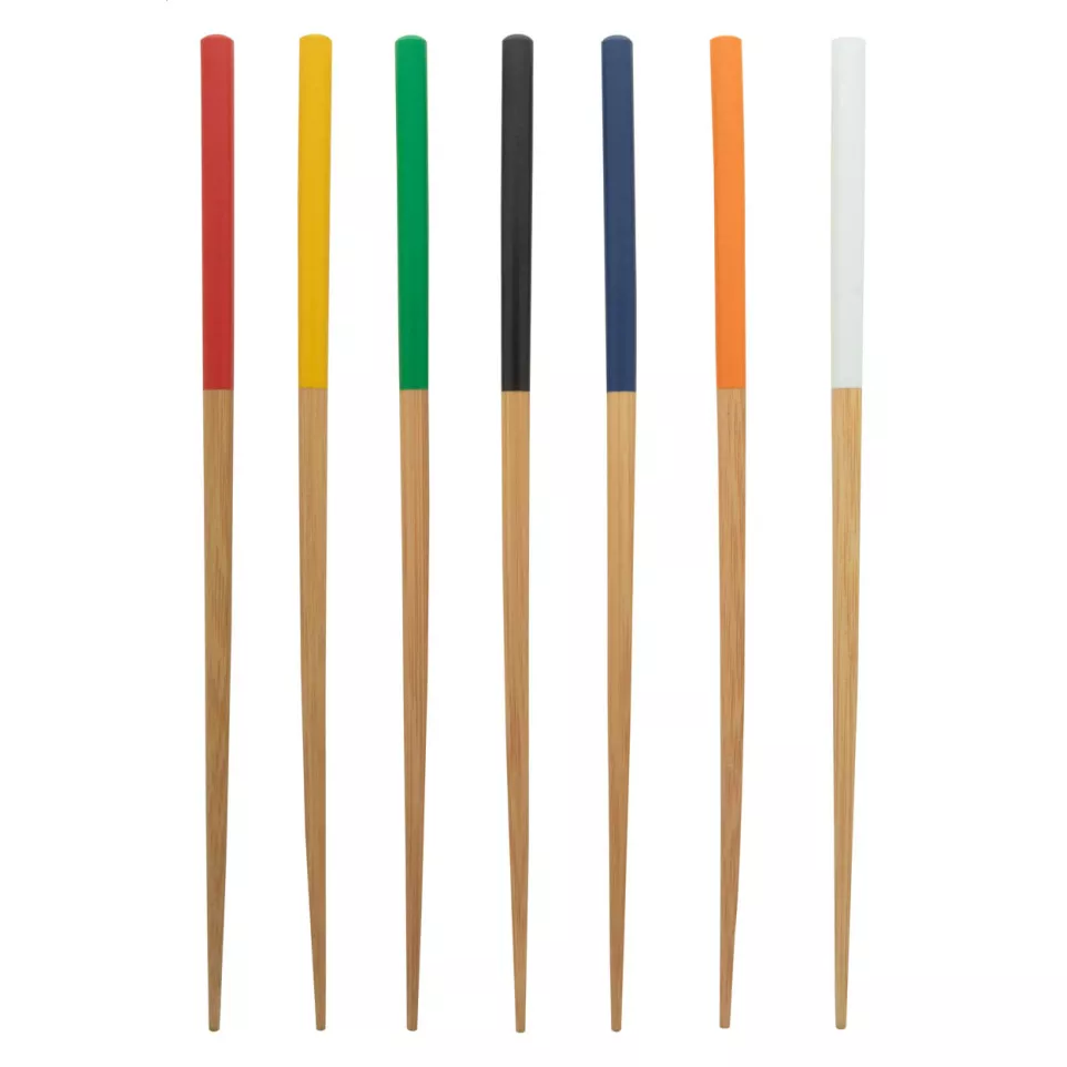 Sinicus blue natural bamboo chopsticks 