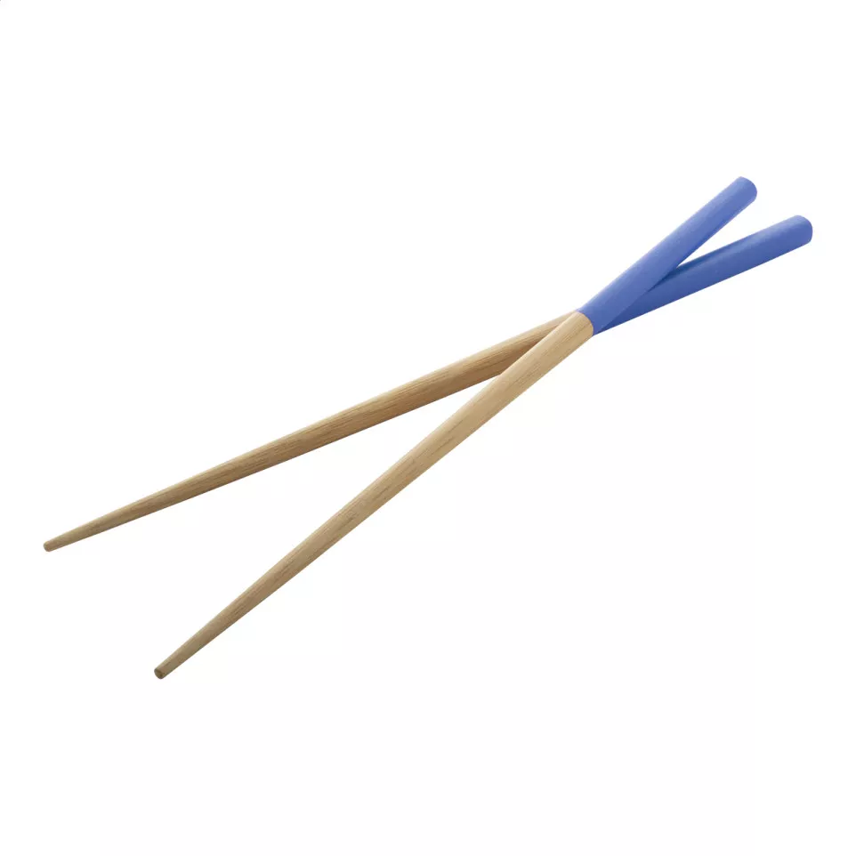 Sinicus blue natural bamboo chopsticks 