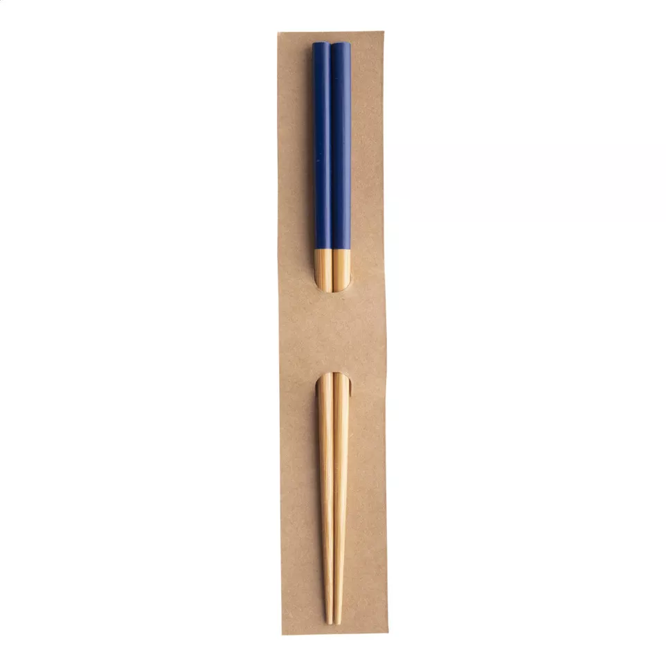 Sinicus blue natural bamboo chopsticks 