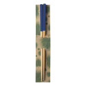 Sinicus blue natural bamboo chopsticks 