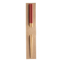 Sinicus red natural bamboo chopsticks 