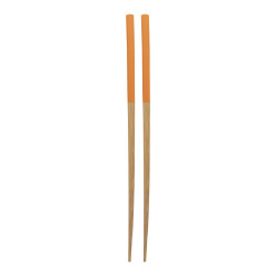 Sinicus orange natural bamboo chopsticks 