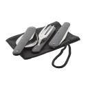 Platoon black  camping cutlery set 