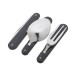 Platoon black  camping cutlery set 