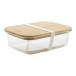 Vittata transparant natuurlijk glazen lunchbox 