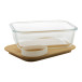 Vittata transparent naturelle lunch box en bois 
