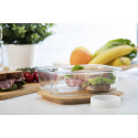 Vittata transparant natuurlijk glazen lunchbox 