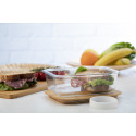Vittata transparant natuurlijk glazen lunchbox 