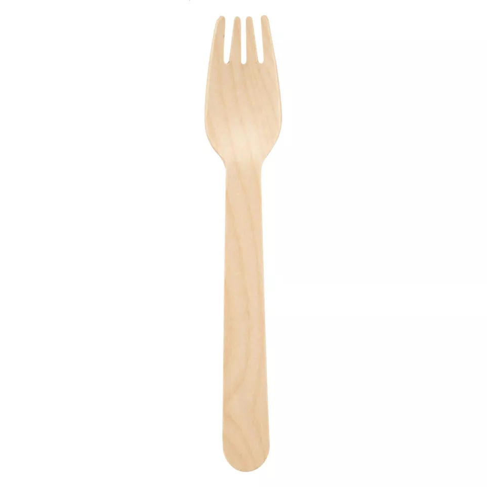 Woolly naturelle  couverts en bois 