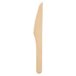 Woolly naturelle  couverts en bois 