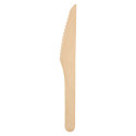 Woolly natural  wooden cutlery, knife 