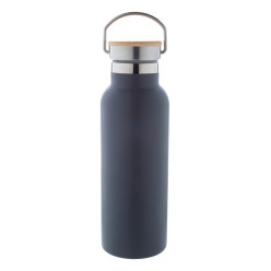 Manaslu donker grijs  geïsoleerde fles 