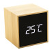 Boolarm natural  bamboo alarm clock 
