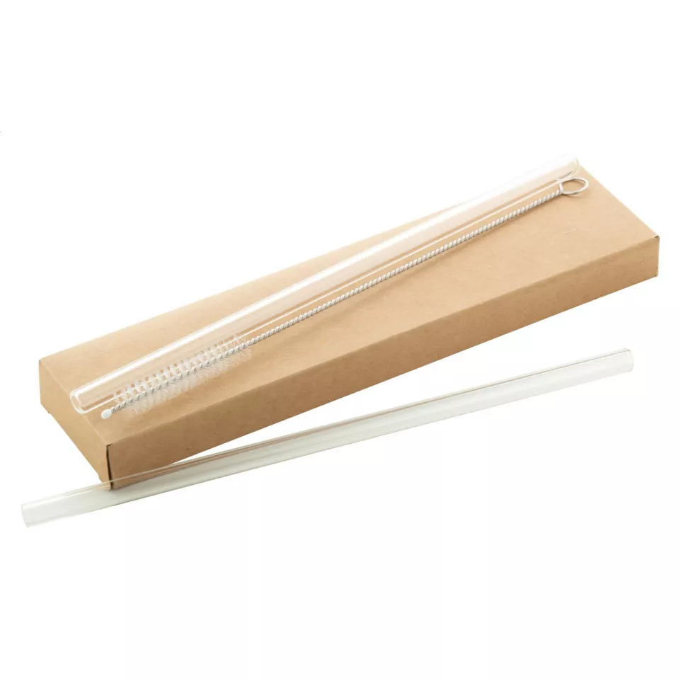 GlasSip transparant  glazen rietjes set 