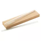 GlasSip transparent  set de pailles en verre 