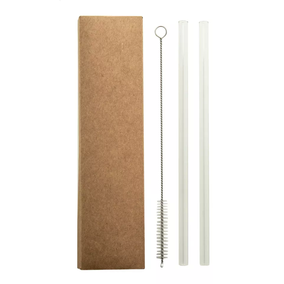 GlasSip transparent  set de pailles...