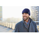 Peaky dark blue  RPET winter hat 